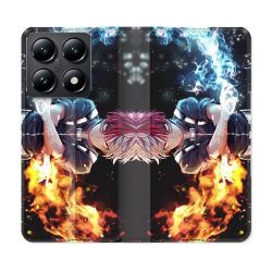 Housse Cuir Portefeuille Pour Xiaomi 14T Manga My Hero Academia Shoto