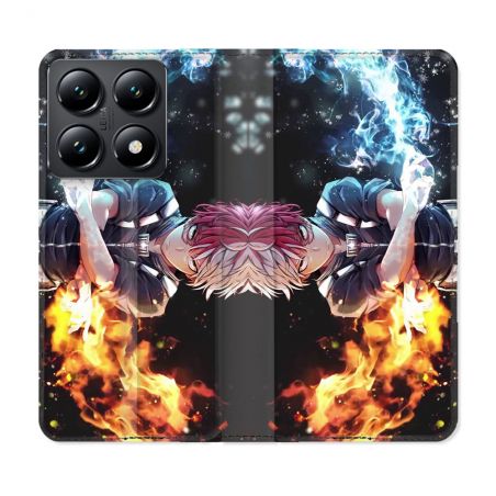 Housse Cuir Portefeuille Pour Xiaomi 14T Manga My Hero Academia Shoto