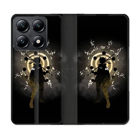 Housse Cuir Portefeuille Pour Xiaomi 14T Manga Naruto Sage