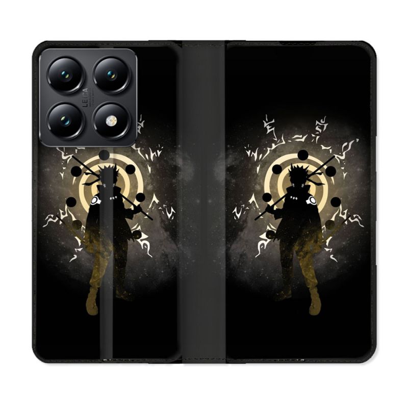 Housse Cuir Portefeuille Pour Xiaomi 14T Manga Naruto Sage
