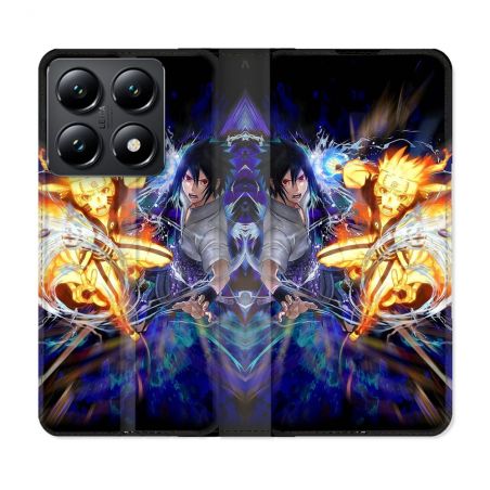 Housse Cuir Portefeuille Pour Xiaomi 14T Manga Naruto VS