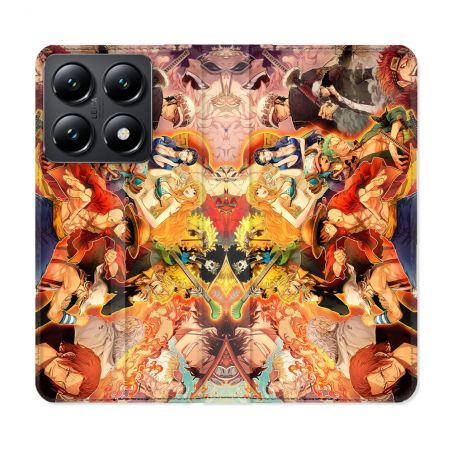 Housse Cuir Portefeuille Pour Xiaomi 14T Manga One Piece Nakama