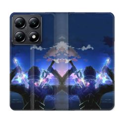 Housse Cuir Portefeuille Pour Xiaomi 14T Manga SAO sword Art Online Epee