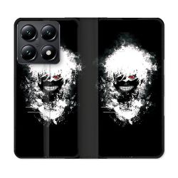 Housse Cuir Portefeuille Pour Xiaomi 14T Manga Tokyo Ghoul Kaneki Tag