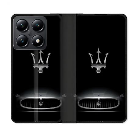Housse Cuir Portefeuille Pour Xiaomi 14T Maserati