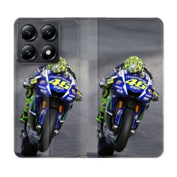 Housse Cuir Portefeuille Pour Xiaomi 14T Moto Course GP Wheeling 46