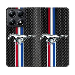 Housse Cuir Portefeuille Pour Xiaomi 14T Mustang