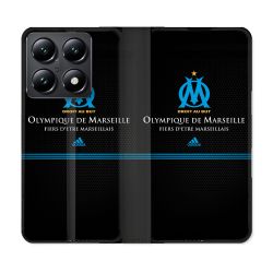 Housse Cuir Portefeuille Pour Xiaomi 14T Olympique Marseille OM Fier etre Marseillais