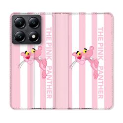 Housse Cuir Portefeuille Pour Xiaomi 14T Panthere Rose