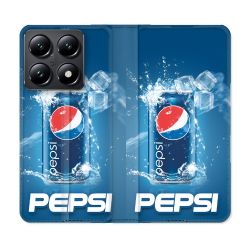 Housse Cuir Portefeuille Pour Xiaomi 14T Pepsi