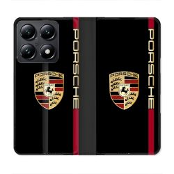 Housse Cuir Portefeuille Pour Xiaomi 14T Porsche Line