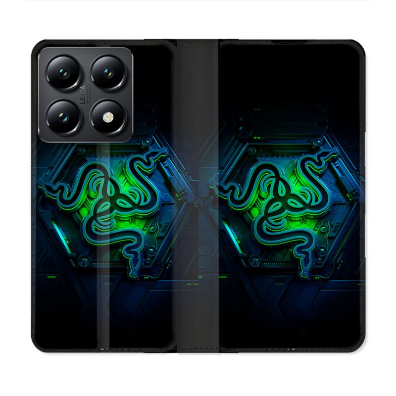 Housse Cuir Portefeuille Pour Xiaomi 14T Razer