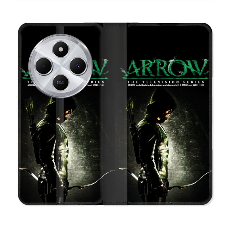 Housse Cuir Portefeuille Pour Xiaomi Redmi 14C 4G Arrow Affiche