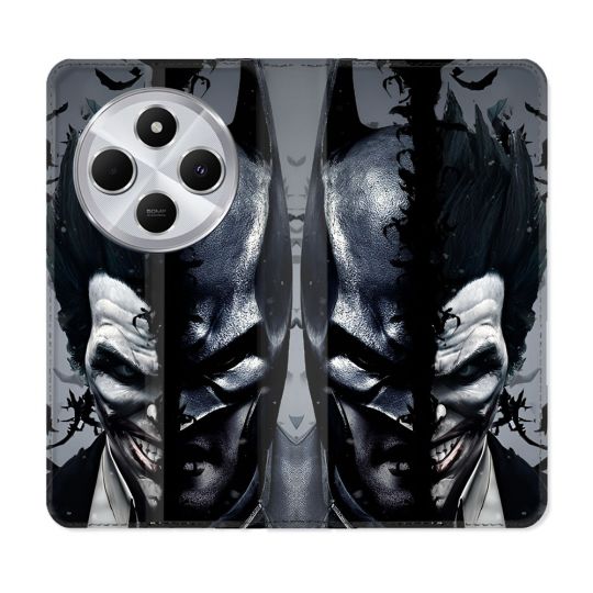 Housse Cuir Portefeuille Pour Xiaomi Redmi 14C 4G Batman Joker