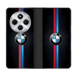 Housse Cuir Portefeuille Pour Xiaomi Redmi 14C 4G BMW Logo
