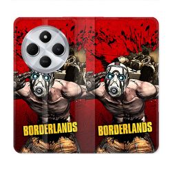 Housse Cuir Portefeuille Pour Xiaomi Redmi 14C 4G Borderland