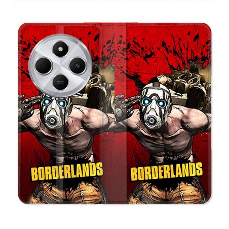 Housse Cuir Portefeuille Pour Xiaomi Redmi 14C 4G Borderland