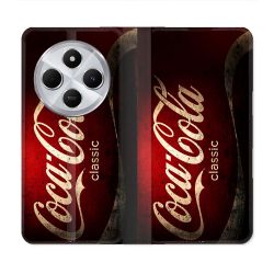 Housse Cuir Portefeuille Pour Xiaomi Redmi 14C 4G Coca Cola Classique