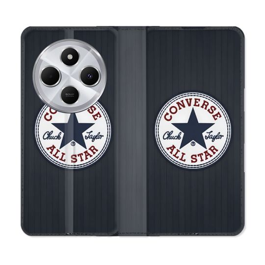 Housse Cuir Portefeuille Pour Xiaomi Redmi 14C 4G Converse