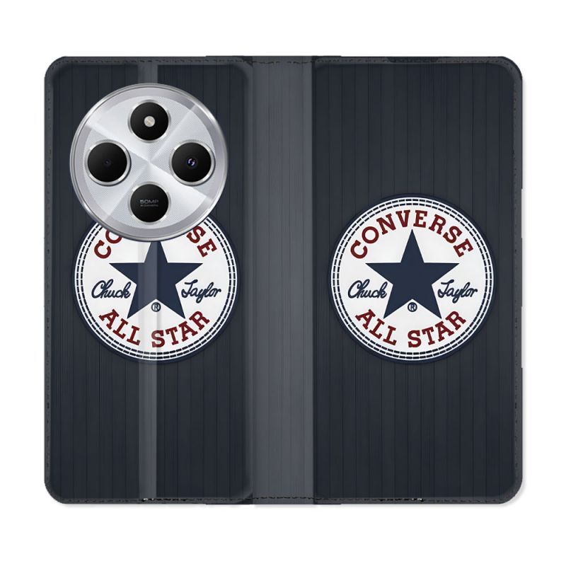 Housse Cuir Portefeuille Pour Xiaomi Redmi 14C 4G Converse