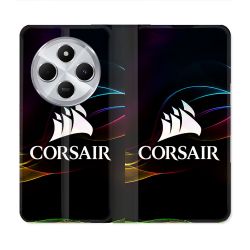 Housse Cuir Portefeuille Pour Xiaomi Redmi 14C 4G Corsair