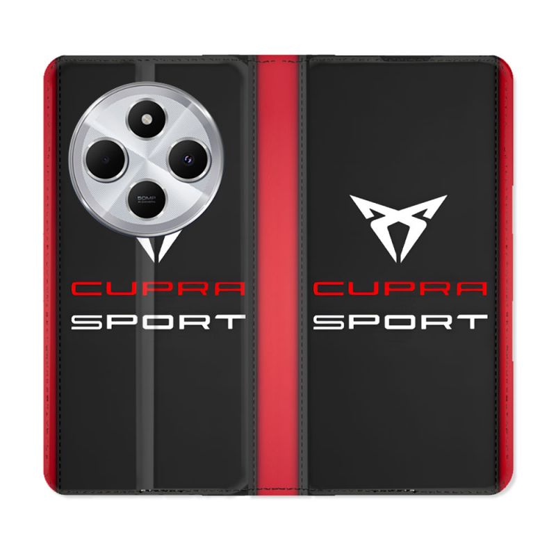 Housse Cuir Portefeuille Pour Xiaomi Redmi 14C 4G Cupra