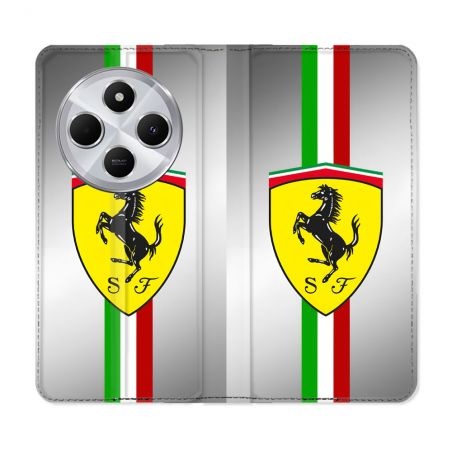 Housse Cuir Portefeuille Pour Xiaomi Redmi 14C 4G Ferrari Ligne