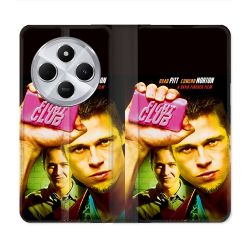 Housse Cuir Portefeuille Pour Xiaomi Redmi 14C 4G Fight Club Affiche