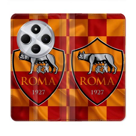 Housse Cuir Portefeuille Pour Xiaomi Redmi 14C 4G Foot As Roma