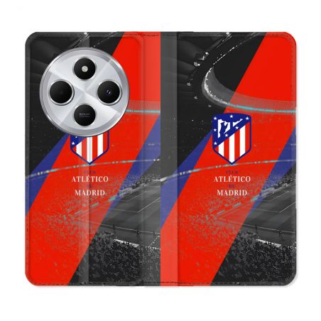 Housse Cuir Portefeuille Pour Xiaomi Redmi 14C 4G Foot Athletico Madrid