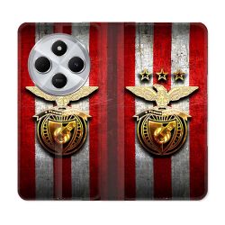 Housse Cuir Portefeuille Pour Xiaomi Redmi 14C 4G Foot Benfica