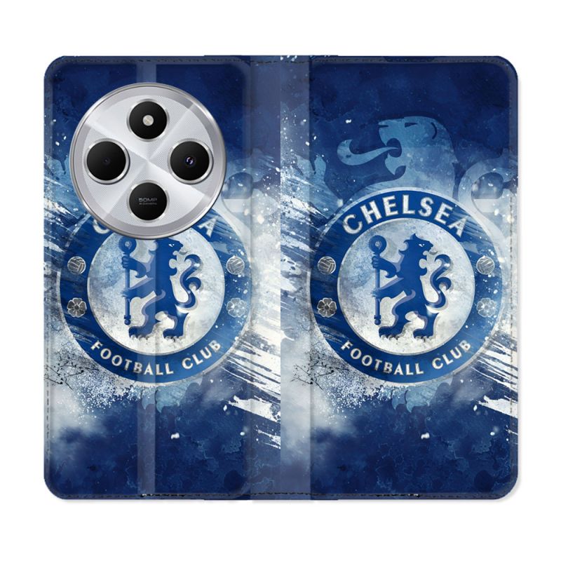 Housse Cuir Portefeuille Pour Xiaomi Redmi 14C 4G Foot Chelsea