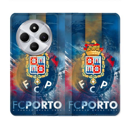 Housse Cuir Portefeuille Pour Xiaomi Redmi 14C 4G Foot FC Porto