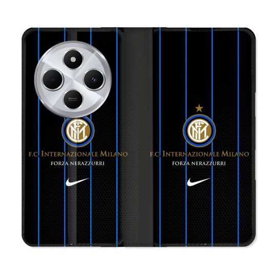 Housse Cuir Portefeuille Pour Xiaomi Redmi 14C 4G Foot Inter Milan