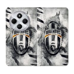 Housse Cuir Portefeuille Pour Xiaomi Redmi 14C 4G Foot Juventus Turin