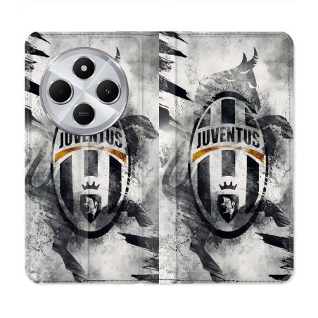 Housse Cuir Portefeuille Pour Xiaomi Redmi 14C 4G Foot Juventus Turin