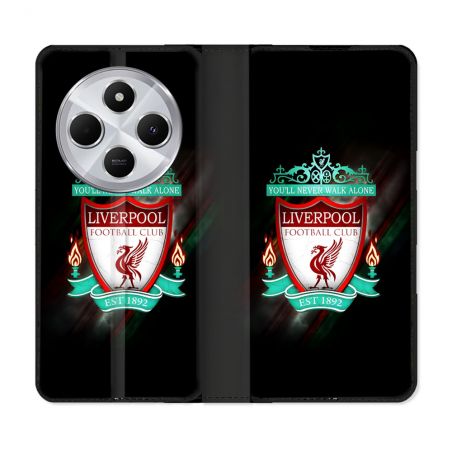 Housse Cuir Portefeuille Pour Xiaomi Redmi 14C 4G Foot Liverpool