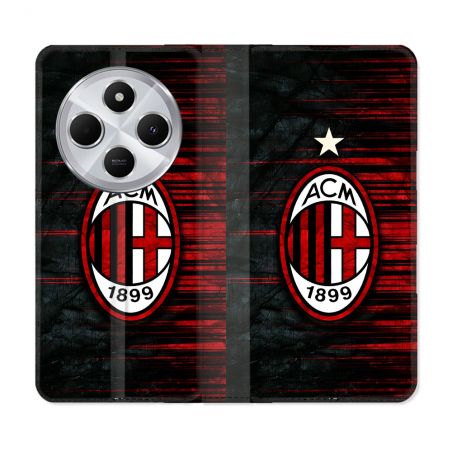 Housse Cuir Portefeuille Pour Xiaomi Redmi 14C 4G Foot Milan AC