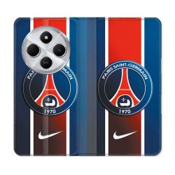 Housse Cuir Portefeuille Pour Xiaomi Redmi 14C 4G Foot PSG 1970