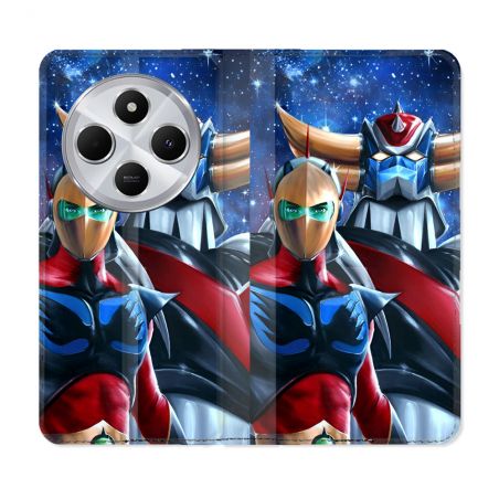 Housse Cuir Portefeuille Pour Xiaomi Redmi 14C 4G Goldorak