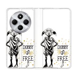 Housse Cuir Portefeuille Pour Xiaomi Redmi 14C 4G Harry Potter Dobby Free Blanc