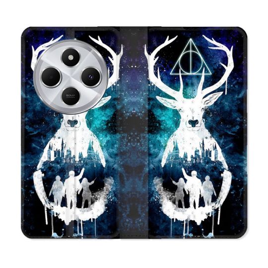 Housse Cuir Portefeuille Pour Xiaomi Redmi 14C 4G Harry Potter Patronome