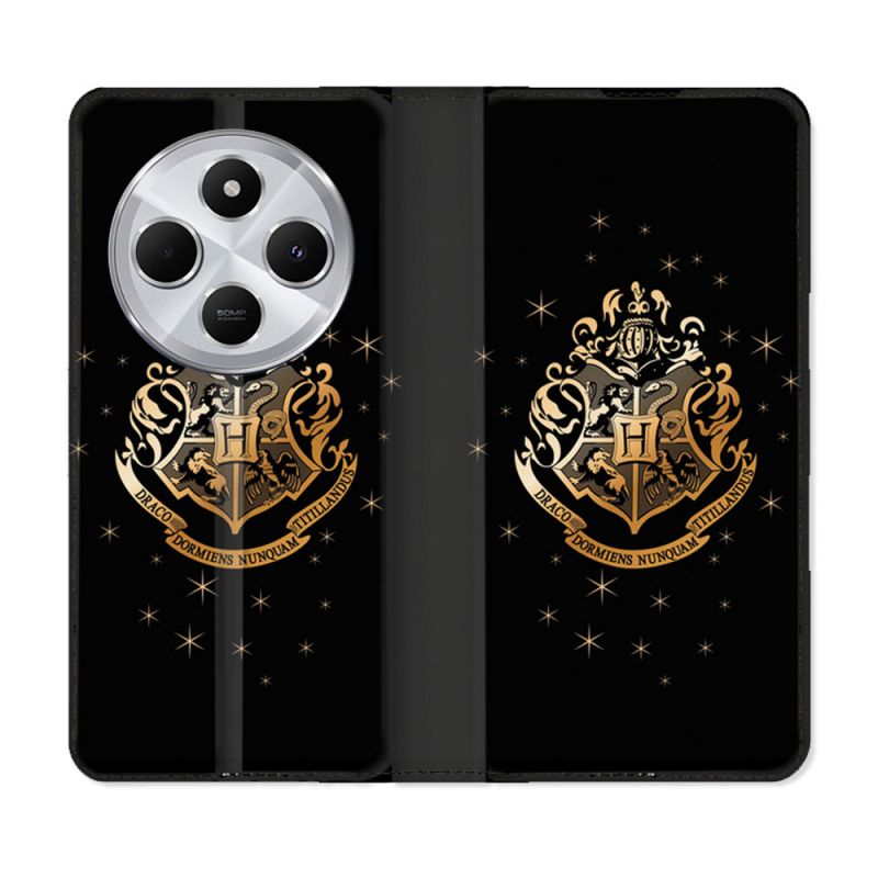 Housse Cuir Portefeuille Pour Xiaomi Redmi 14C 4G Harry Potter Poudlard