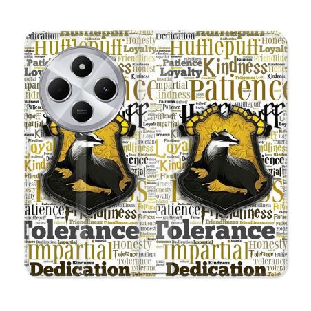 Housse Cuir Portefeuille Pour Xiaomi Redmi 14C 4G Harry Potter Poursouffle