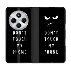 Housse Cuir Portefeuille Pour Xiaomi Redmi 14C 4G Humour Don't Touch