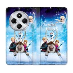 Housse Cuir Portefeuille Pour Xiaomi Redmi 14C 4G La Reine Des Neiges