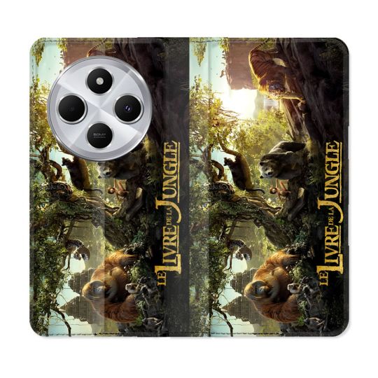 Housse Cuir Portefeuille Pour Xiaomi Redmi 14C 4G Le Livre De La Jungle Affiche