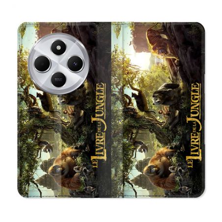 Housse Cuir Portefeuille Pour Xiaomi Redmi 14C 4G Le Livre De La Jungle Affiche