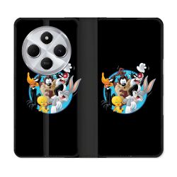 Housse Cuir Portefeuille Pour Xiaomi Redmi 14C 4G Looney Tunes