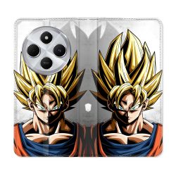 Housse Cuir Portefeuille Pour Xiaomi Redmi 14C 4G Manga Dragon Ball Sangoku Portrait